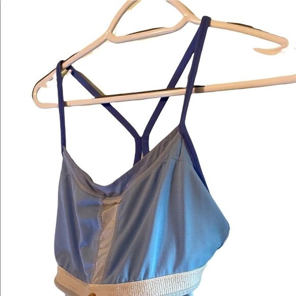 EUC Preloved Lululemon Y Back top in blue - Picture 6 of 8